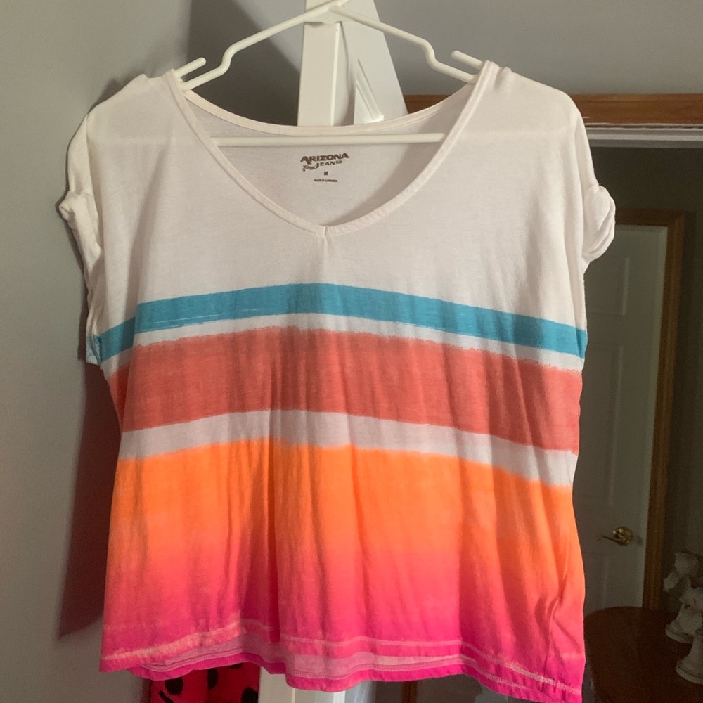 Rainbow crop top